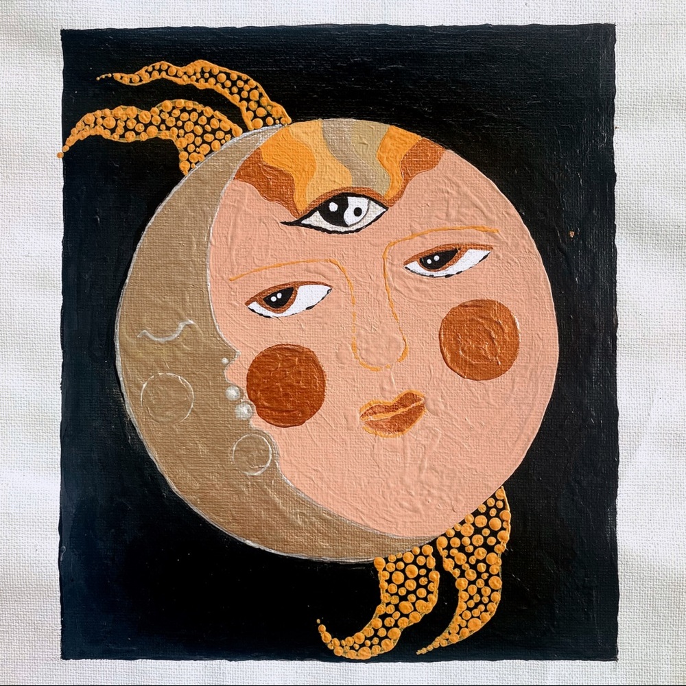 ORIGINAL ART acrylic on canvas